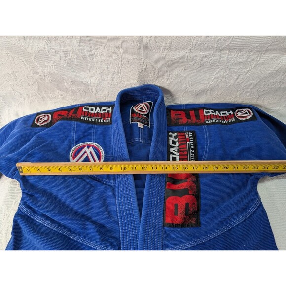 BJJ COACH ASSOCIATION OFFICIAL COMPETITION TRAINING BJJ Blue Gi UNIFORM A3 - Picture 3 of 16